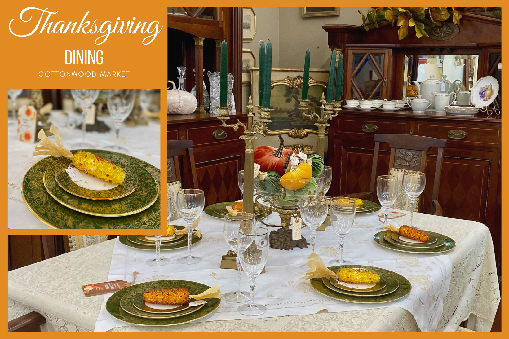 Thanksgiving Dining Table Cottonwood Market