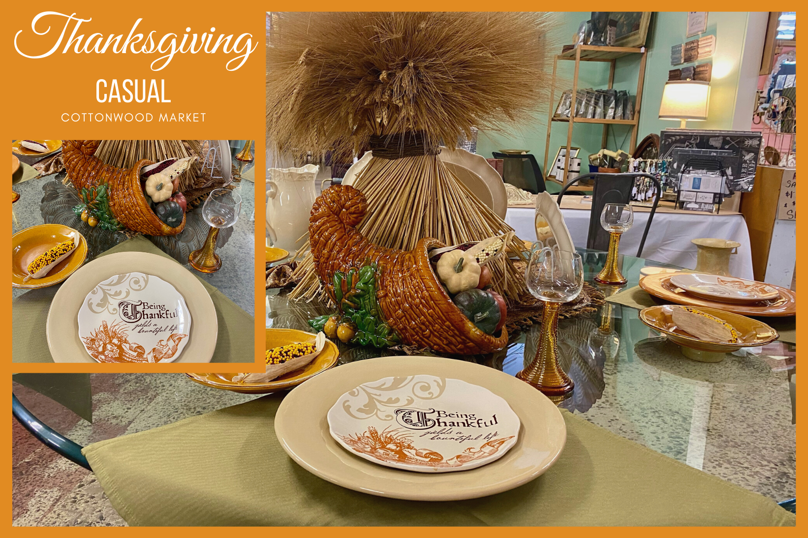Thanksgiving Casual Table Cottonwood Market