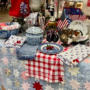 Red, White and New Fourth of July Home Decor